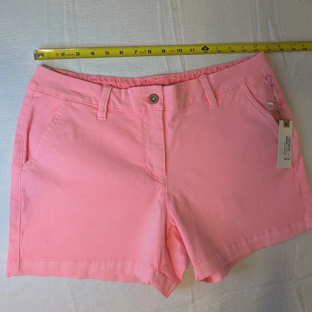 Chic High Waist Pink Women's Shorts - Picture 6 of 11